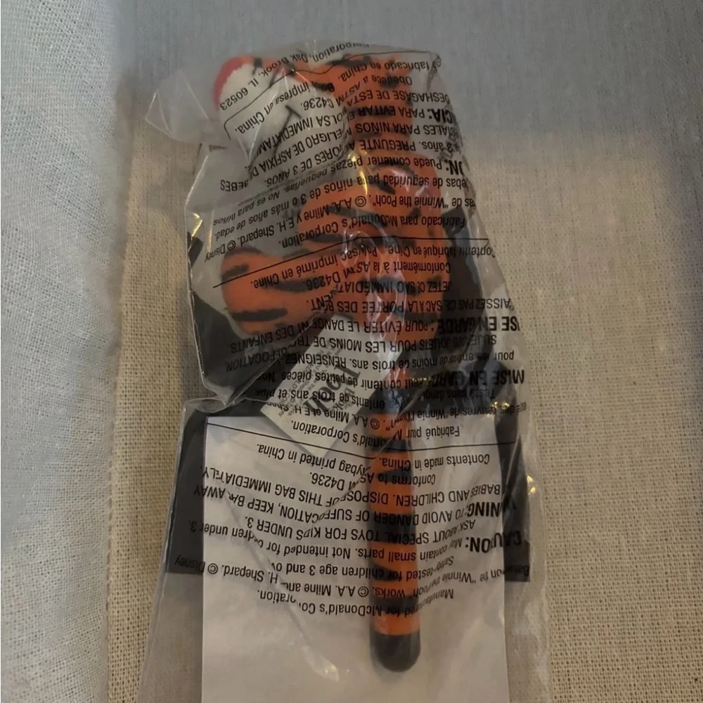Vintage 1990s McDonald's Winnie the Pooh Happy Meal Plush Set of 4 NIP